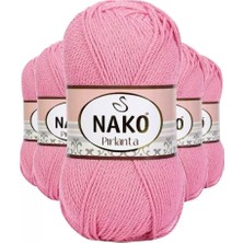 İlk El Grup 5 Adet Pırlanta Amigurumi El Örgü Ipi Yünü Pembe 6740