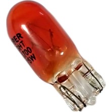 TAS Süperlight 12V T10 Ampul Büyük Dipsiz 5W Amber SL3700 (10 lu)