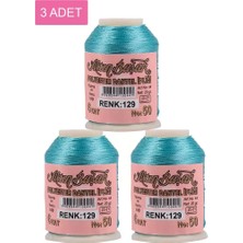 İlk El Grup 3 Adet Altınbaşak Oya ve Dantel Ipi 20 gr -  - No: 129