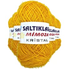 İlk El Grup 5 Adet Mimoza Kristal Işıltılı Şal Patik Yelek Ipi 75