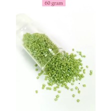 İlk El Grup Kesme Cam Boncuk 2mm - 60 Gram - Yeşil - BNC373