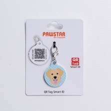 Pawstar Labrador Köpek Desenli Qr Tag Evcil Hayvan Künyesi Isimlik Pet Tag Köpek Künyesi Kedi Künyesi Qr Kodlu Künye