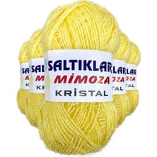 İlk El Grup 5 Adet Mimoza Kristal Işıltılı Şal Patik Yelek Ipi 48