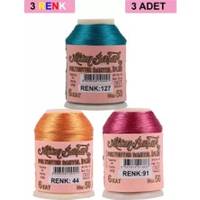 İlk El Grup 3 Adet Altınbaşak Oya ve Dantel Ipi 20 gr -  - No: 044 - 091 - 127