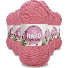 İlk El Grup 5 Adet Cotton Lüks Yelek Tunik Kazak Bluz Hırka Ipi Yünü Gül Pembe 97551
