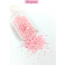 İlk El Grup Kesme Cam Boncuk 2mm - 60 Gram - Şeker Pembe - BNC398