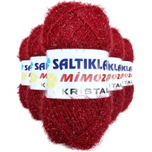 İlk El Grup 5 Adet Mimoza Kristal Işıltılı Şal Patik Yelek Ipi 24