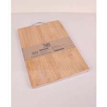 İlk El Grup Bambu Ekmek Kesme Tahtası 36X26X1,8 cm -67461