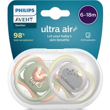 Aktif Bebek Philips Avent SCF085/17 Ultra Air Emzik 6-18 Ay 2li Erkek