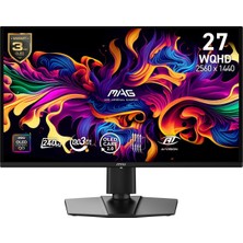 MSI Msı 26.5" Mag 274QP Qd-Oled X24 0.03MS 240HZ Hdmı-Dp Pivot Gaming Monitör 2560X1440