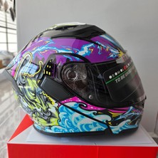 Rhkc Çene Açılır Kask Vizörlü Bıg Monster Xl