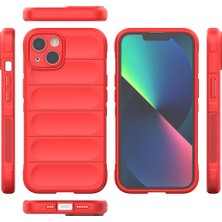 Lyon Tech Apple iPhone 13 ve 14 Uyumlu Zore Etnik Esnek Tpu Oyuklu Arka Yüzey Kamera Korumalı Silikon Kılıf