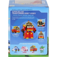 İlk El Grup  Polı MRT-686 Sesli ve Işıklı Robocar Poli Büyük Transforming Robot Roy -Necotoys