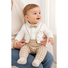 Baby Hola Erkek Bebek Şık Takım Görünümlü Bebek Mevlüdü Hastane Çıkışı Tulum 13955