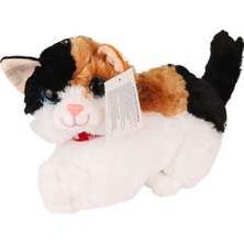 İlk El Grup   KZL-1609032 Peluş Miyavlayan Kedi -Kızılkaya Oyuncak