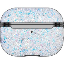 İlk El Grup    Airpods Pro 2 (2.nesil) Bright Simli Airpods Kapak - Gümüş