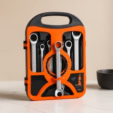İlk El Grup 7 Parça Kombine Anahtar Seti 8-19 mm (Plastik Çantalı)