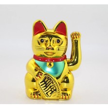İlk El Grup Pilli Sallanan Şans Kedisi - Maneki Neko ALK2933