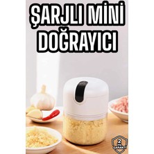 İlk El Grup  El Rondosu Mini Şarjlı Doğrayıcı Taşınabilir 250 ml