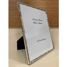 Plus Home Resim Çerçevesi Bambu Model Metal Pirinç Ince Kenar Renk Gümüş Büyükboy Ebat 20X25 cm