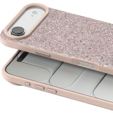 İlk El Grup    iPhone 17 Air Bright Simli Kapak - Pembe