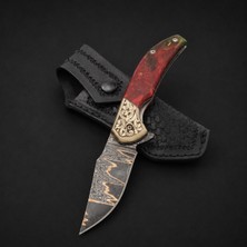 Coyan Knives Damascus Çelik Stabilize Kabze