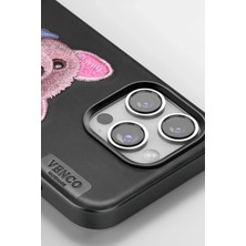 İlk El Grup    iPhone 16 Pro Max Cute Desenli Kapak - Siyah