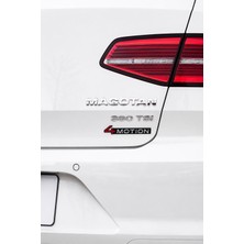 İdeal Aksesuar 4 Motion Bagaj Yazısı Siyah Beyaz 1. Kalite Şık Tasarım Arma 4 Motion Logo Arma Metal Car Akseusar