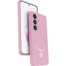 İlk El Grup   Samsung Galaxy S26 Regal Magsafe Standlı Kapak - Açık Pembe