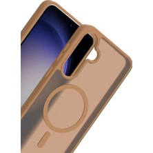 İlk El Grup   Samsung Galaxy A56 Jota Magsafe Kapak - Çöl Titanyum