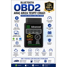 Hhobd Obd2 Ios-Android-Pc Bluetooth Özellikli Araç Arıza Tespit Cihaz