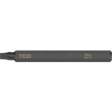 Wera 867 S Darbeli Tornavidalar Için Torx® Bits, Tx 20 x 70 mm