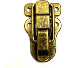 İlk El Grup Sandık, Kutu Klipsi, Ön Kilidi - 48X30MM, Antik, 1 Adet