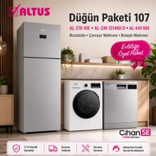 Altus Düğün Paketi 107 Al 376 Xıe Buzdolabı + Al cm 121460 D Çamaşır Makinesi + Al 445 Nıx Bulaşık Makinesi