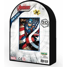 İlk El Grup  Captain America 300 Parça Puzzle 35584 - Metal Kutu
