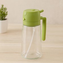 İlk El Grup Cam Yağdanlık 450 ml - 2in1 Sprey & Akıtmalı Kilitli Kapak