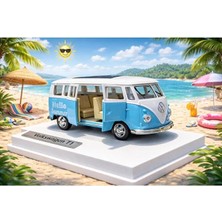 Scntoys Wolksvagen T1 Minibüs Diecast Model Araba Açılan Kapılar Wolksvagen Nostaljik Minibüs