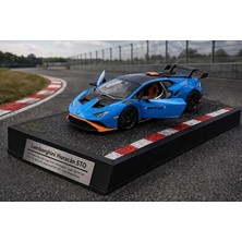 Scntoys Lamborghini Huracan Sto Diecast Model Araba Açılan Kapılar Mavi 1:32 Lamborghini Sto Model Araba