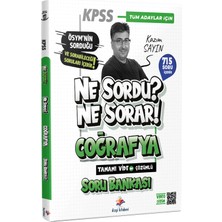 Dizgi Kitabevi 2026 Kpss Ne Sordu Ne Sorar Coğrafya Tamamı Video Çözümlü Soru Bankası Kazım Sayın