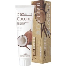 Ecodenta Coconut Florürsüz Floridsiz Oganik Vegan Diş Macunu