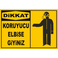 Reysa Tasarım Koruyucu Elbiseni Giyiniz Sticker 20X28 cm