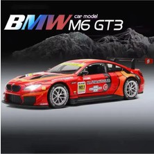Scntoys Bmw M6 Ggt3 Diecast Model Araba Açılan Kapı Kaput Bmw Yarış Arabası Modifiyeli Bmw M6 Model