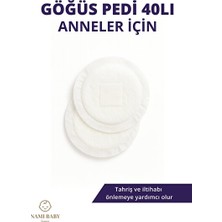 Lusenne Göğüs Pedi ve Koruyucu: Babytime Emzirme Göğüs Pedi, 40'lı Paket, Günlük Kullanım