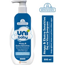 Uni Baby Atopy & Extra Sensitive Atopik Ciltlere Özel Saç ve Vücut Şampuanı 500 ml