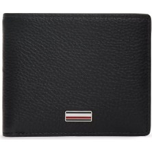 Tommy Hilfiger Erkek Banknot Bölmeli Hakiki Deri Siyah Cüzdan AM0AM14495-BDS