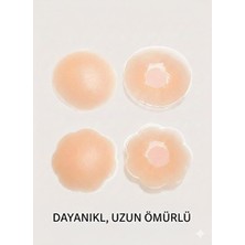 Lusenne Göğüs Pedi ve Koruyucu: Çiçek Desenli Silikon Göğüs Ucu Kapatıcı ile Estetik ve Gizlilik