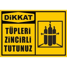 Reysa Tasarım Tüpleri Zincirli Tutunuz Sticker 20X28 cm