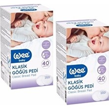 Lusenne Göğüs Pedi ve Koruyucu: Klasik Göğüs Pedi, 40’lı Paket, Günlük ve Özel Gün Kullanımı