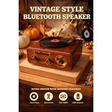Lusenne Nostaljik Radyo: Retro Pikap Görünümlü Ahşap Tasarımlı Bluetooth Hoparlör