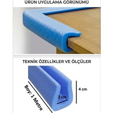 Lusenne Koruyucu ve Kilit: Polietilen Köşe Koruyucu Sünger Profil - Çocuk ve Ev Güvenliği